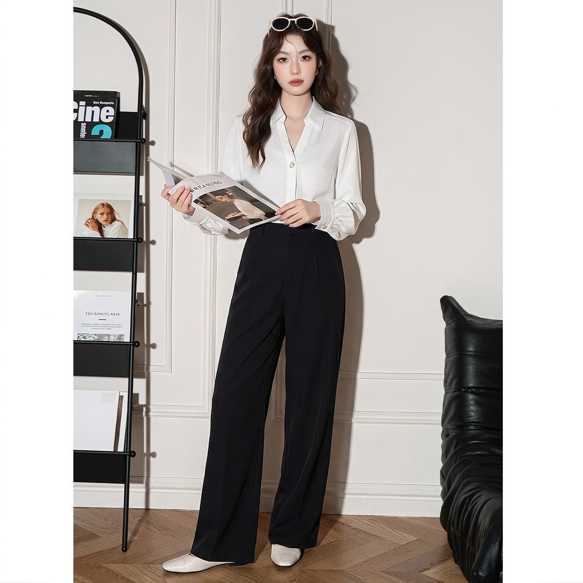 Блузка JEANSWEST Белый Женские Рубашки - изображение 4