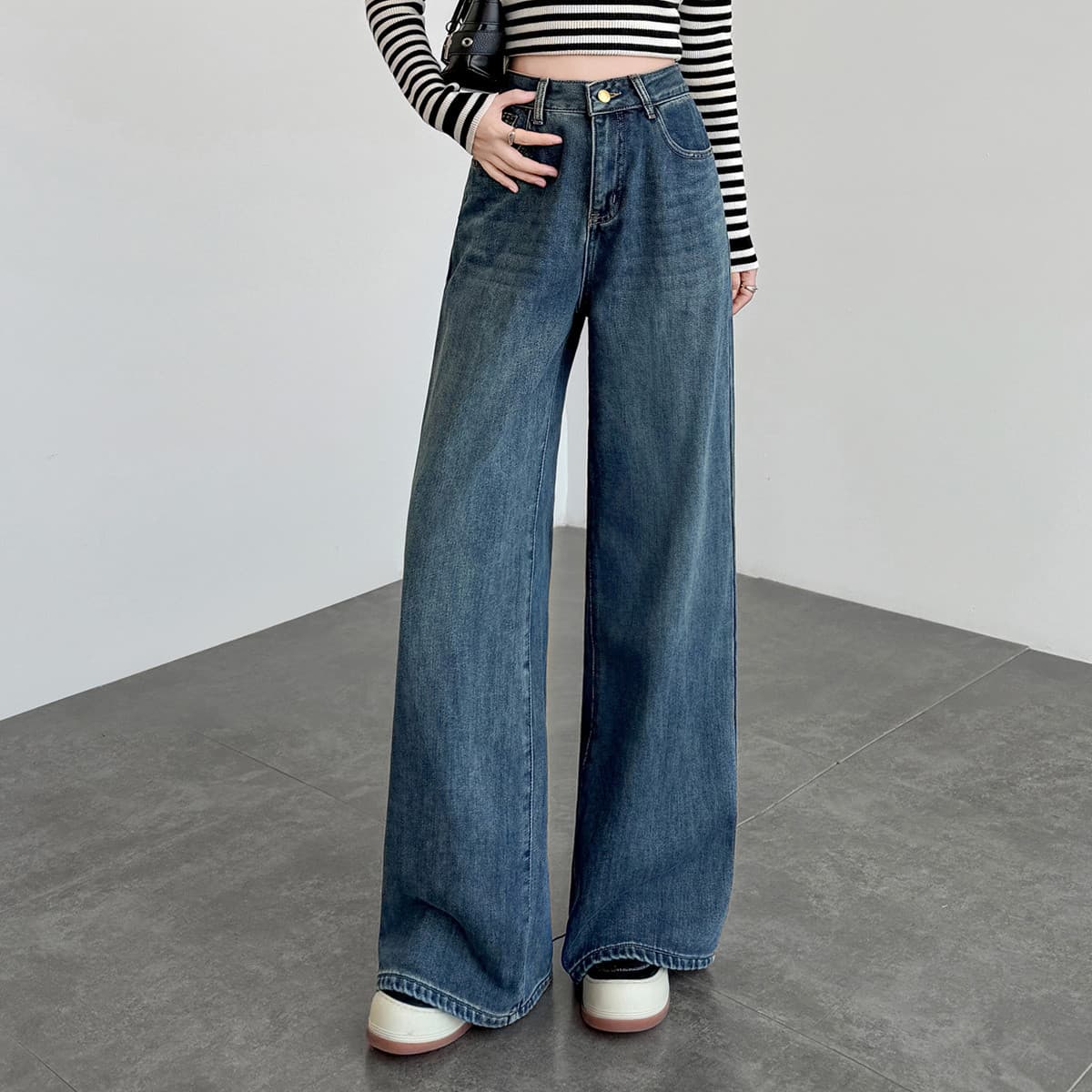 Джинсы JEANSWEST Синие Женские Джинсы - изображение 3