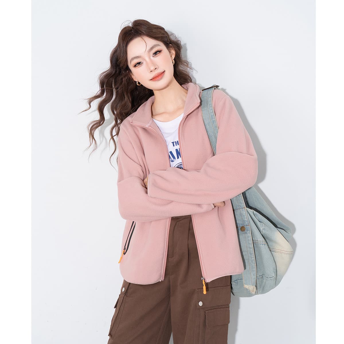 JEANSWEST Бархатовое пальто для женщин - изображение 2