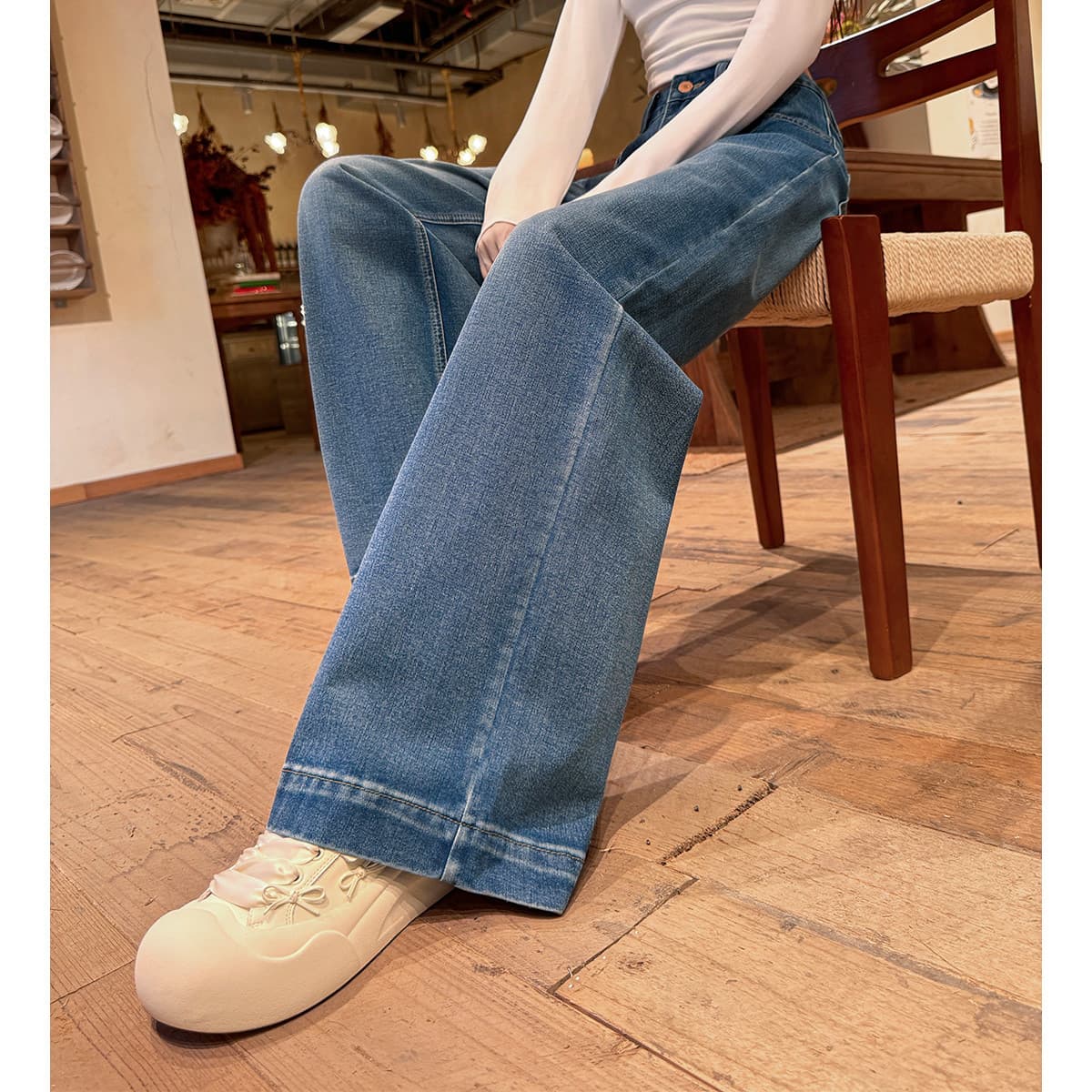 Джинсы JEANSWEST Синий Женские Джинсы - изображение 5