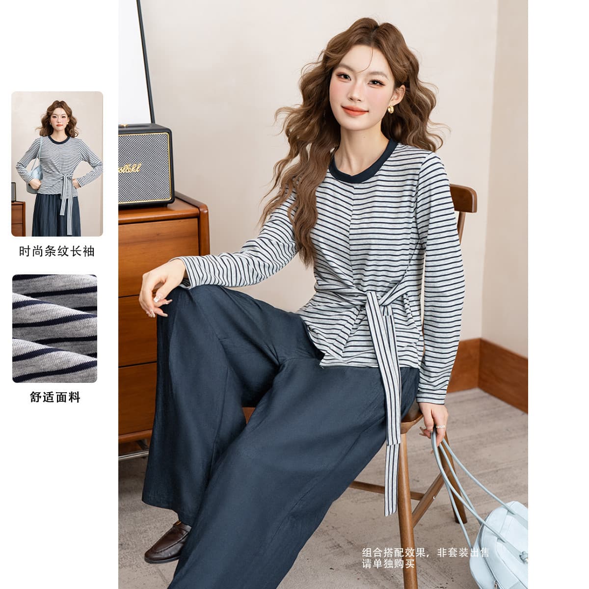 Футболка JEANSWEST Синий Женские T-рубашки - изображение 2