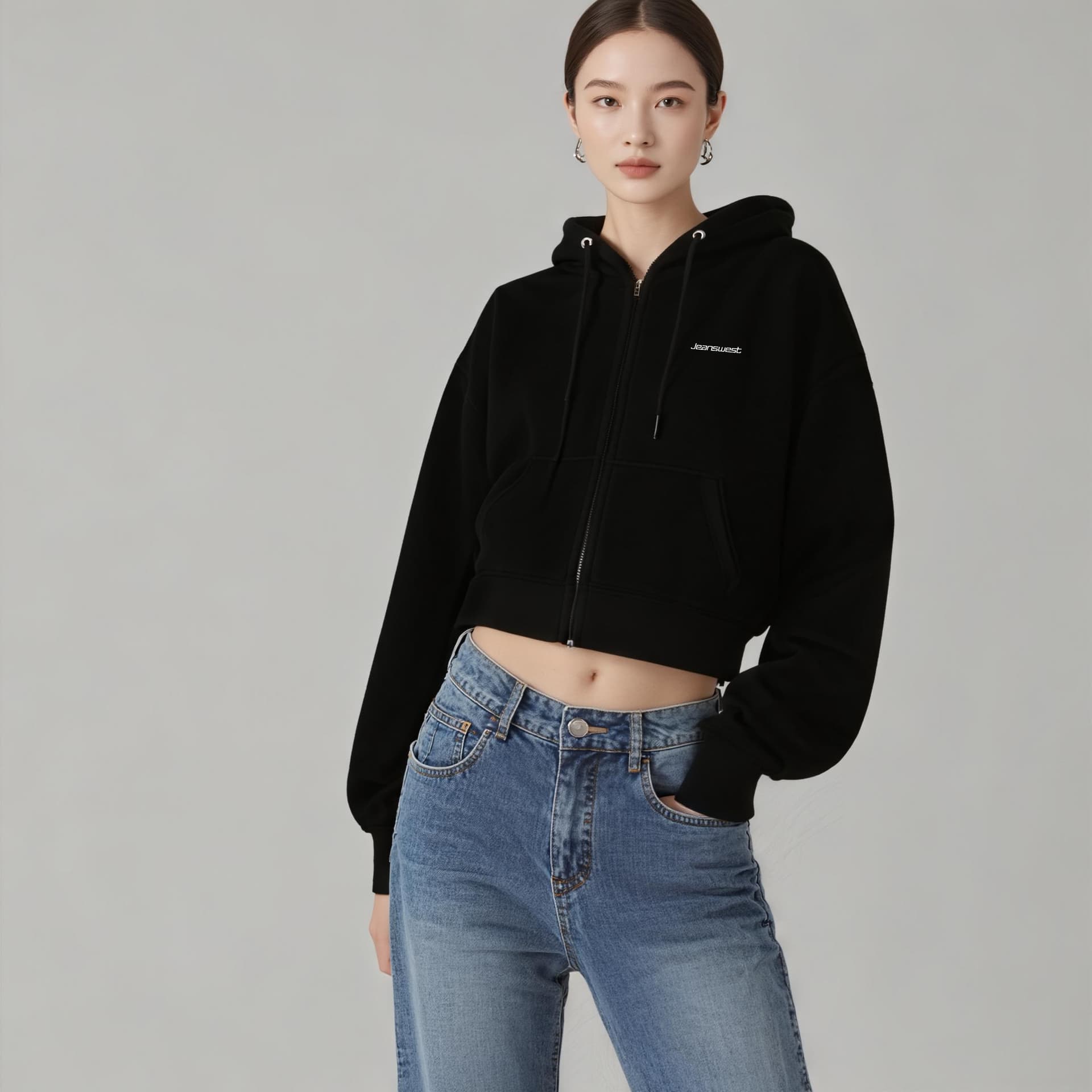 Худи JEANSWEST Женские Толстовки - изображение 3
