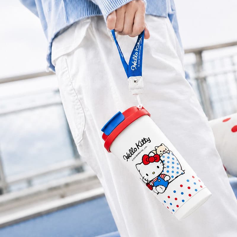 Санрио Hello Kitty Hello Kitty Термокружка Керамика Подкладка Кофейная Чашка - изображение 3