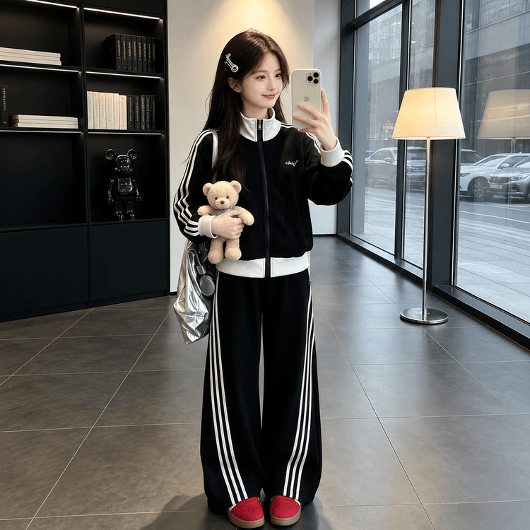 PIERRE CARDIN Черный Kids Повседневные спортивные костюмы Наборы - изображение 5