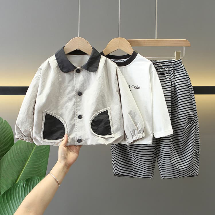 PIERRE CARDIN Серый Kids Повседневные спортивные костюмы Наборы - изображение 3