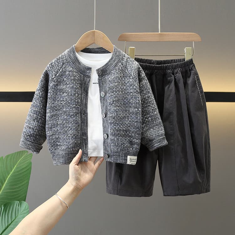 PIERRE CARDIN Серый Kids Повседневные спортивные костюмы Наборы - изображение 3