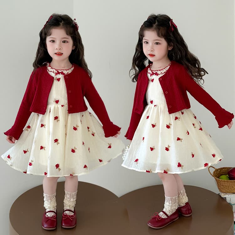 PIERRE CARDIN Красный Kids Комплекты с юбкой - изображение 2