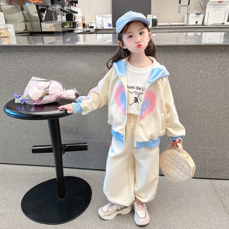 PIERRE CARDIN Экрю Kids Повседневные спортивные костюмы Наборы - изображение 2