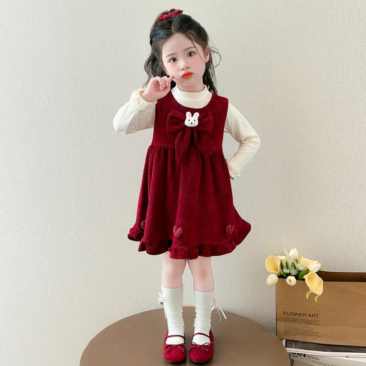 PIERRE CARDIN Красный Набор волшебных цветов Kids Комплекты с юбкой - изображение 4