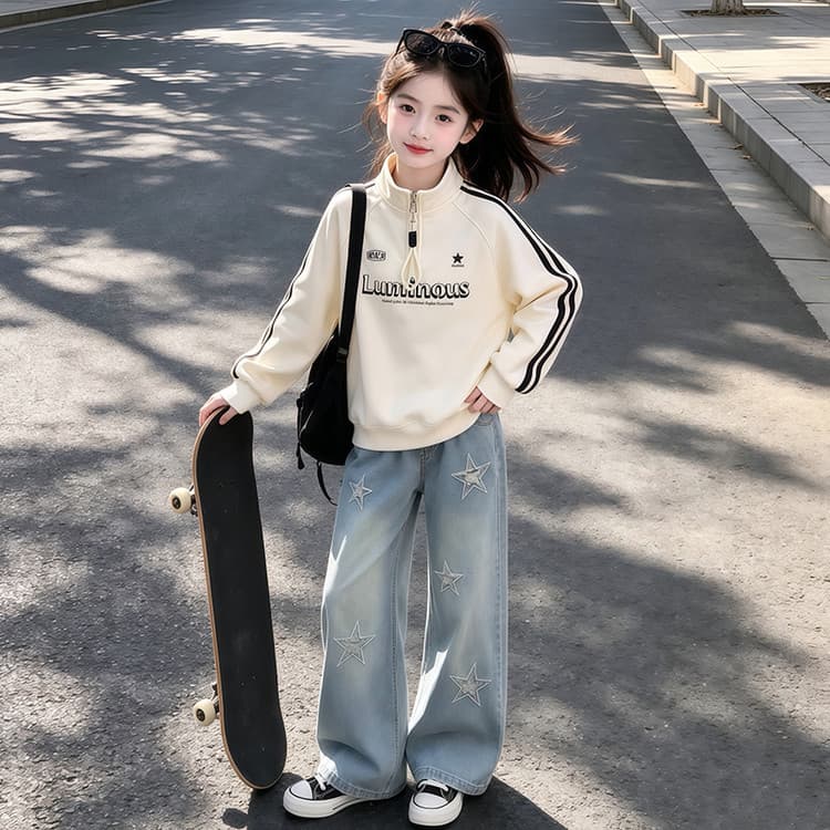 PIERRE CARDIN Топ + Джинсы Kids Повседневные Спортивные Костюмы Наборы - изображение 2