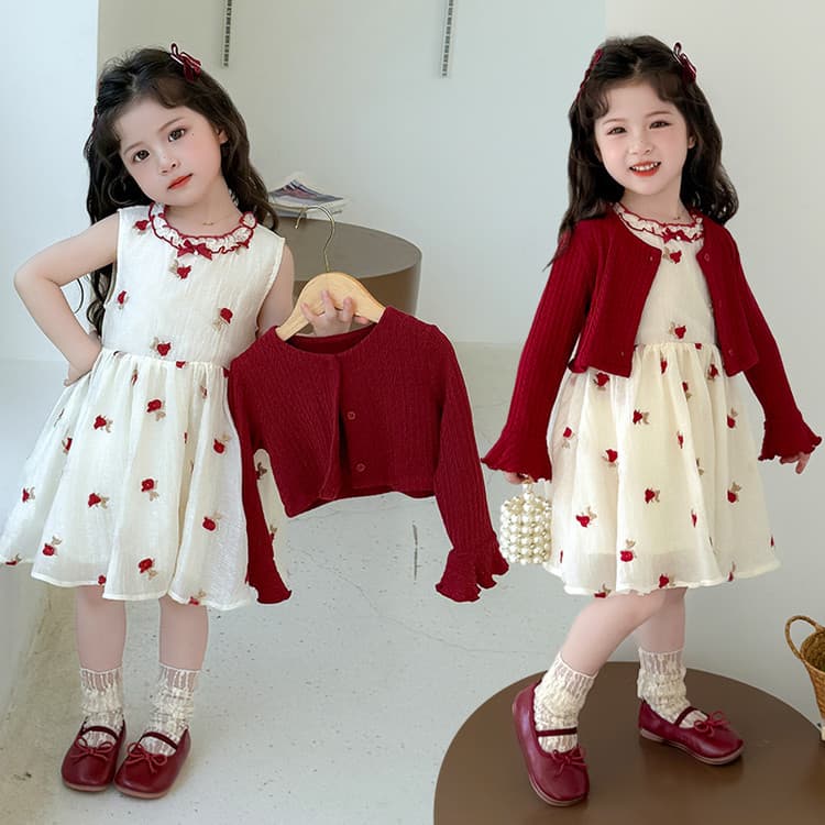 PIERRE CARDIN Красный Kids Комплекты с юбкой - изображение 3