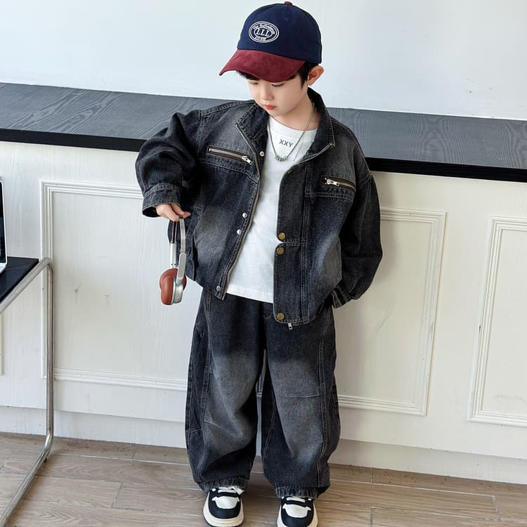 PIERRE CARDIN Серый Kids Повседневные спортивные костюмы Наборы - изображение 2