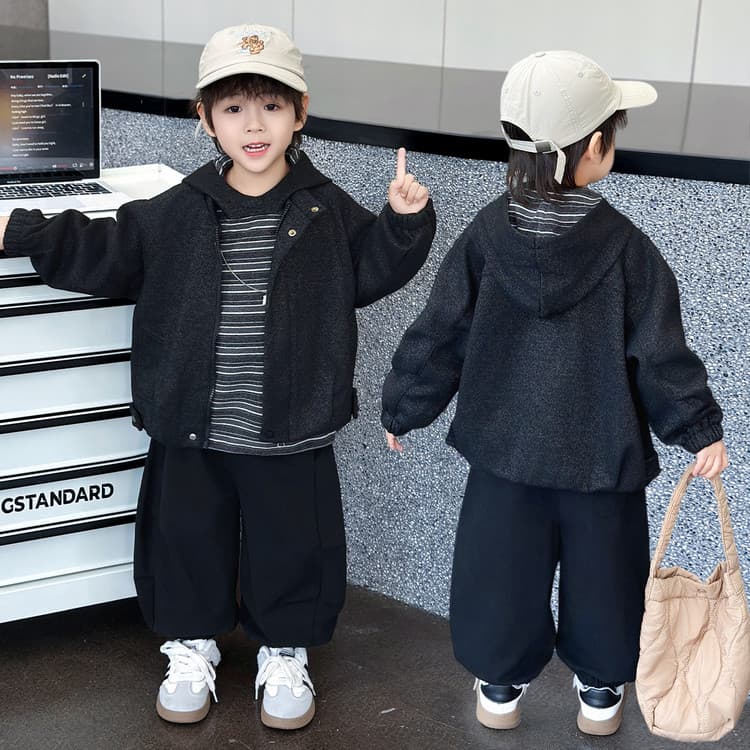 PIERRE CARDIN Пальто + Базовый слой + Брюки Kids Повседневные Спортивные костюмы Наборы - изображение 3