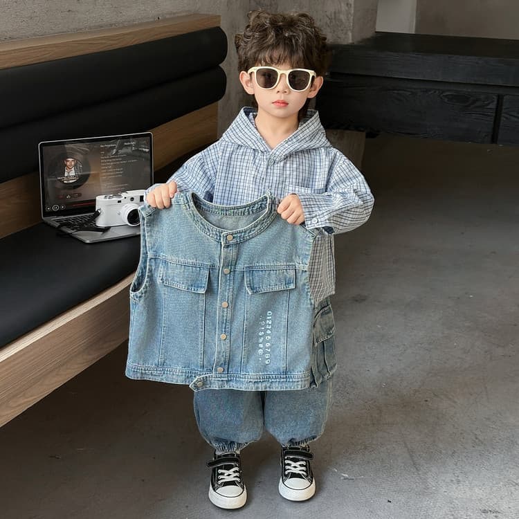 PIERRE CARDIN Синий Kids Повседневные спортивные костюмы Наборы - изображение 3