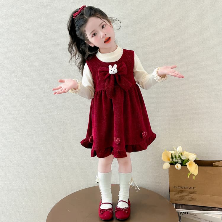PIERRE CARDIN Красный Набор волшебных цветов Kids Комплекты с юбкой - изображение 5
