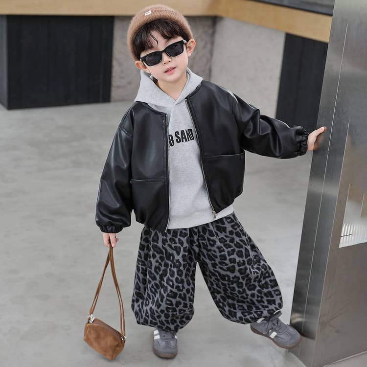 PIERRE CARDIN Черный ТРИ Штуки Набор Магических Цветов Kids Повседневные Спортивные Костюмы Наборы - изображение 4