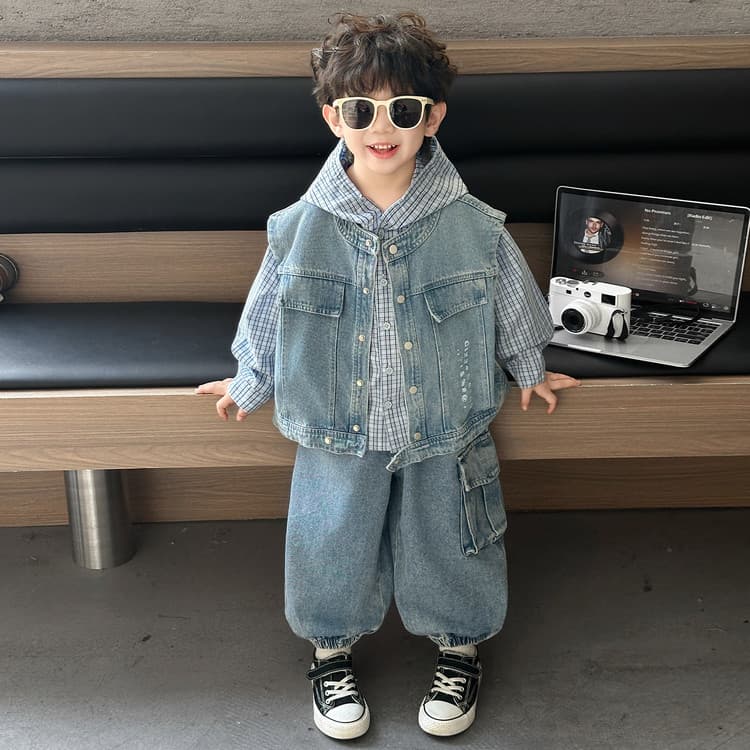 PIERRE CARDIN Синий Kids Повседневные спортивные костюмы Наборы - изображение 5