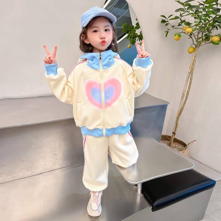 PIERRE CARDIN Экрю Kids Повседневные спортивные костюмы Наборы - изображение 4