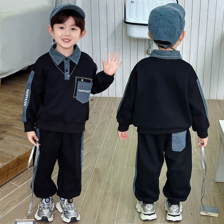 PIERRE CARDIN Черный Kids Повседневные спортивные костюмы Наборы - изображение 3