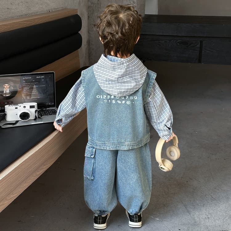 PIERRE CARDIN Синий Kids Повседневные спортивные костюмы Наборы - изображение 4