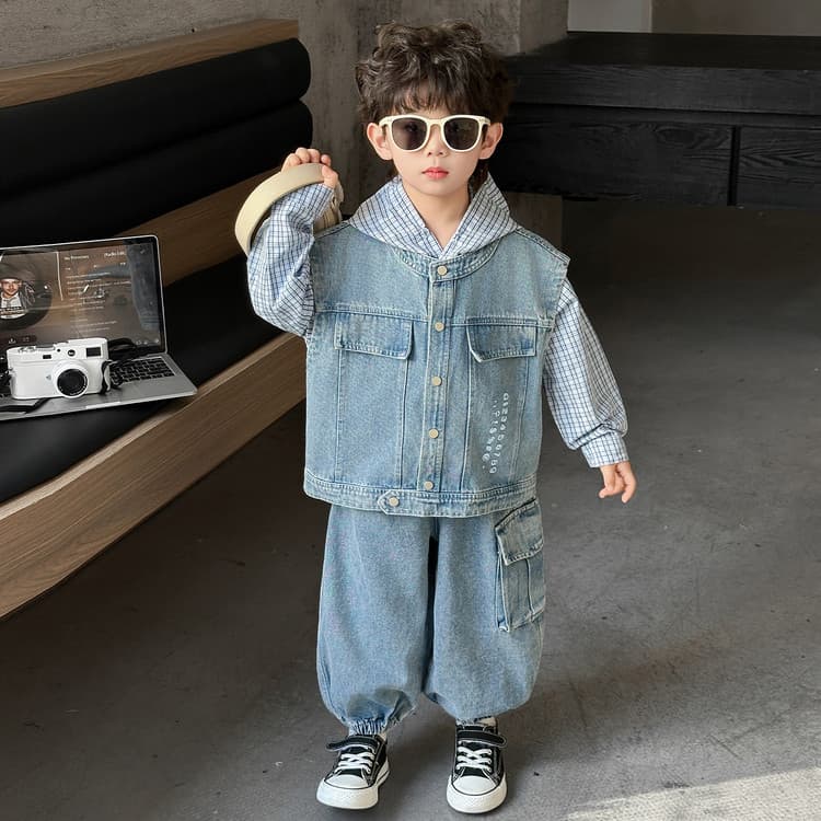 PIERRE CARDIN Синий Kids Повседневные спортивные костюмы Наборы - изображение 2