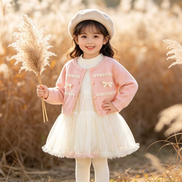 PIERRE CARDIN Розовый Kids Комплекты с юбкой - изображение 3