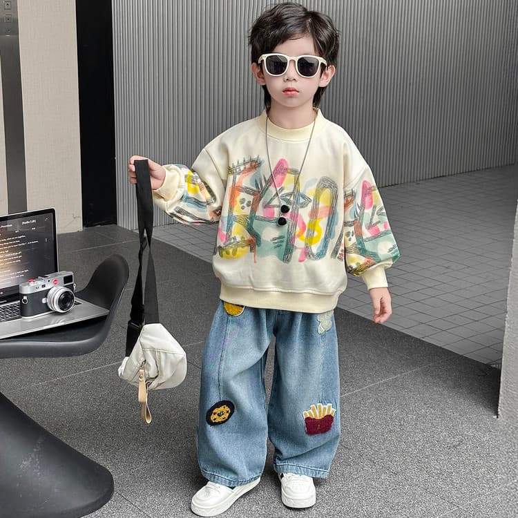 PIERRE CARDIN Бежевый Одежда Наборы Kids Повседневные спортивные костюмы Наборы - изображение 4