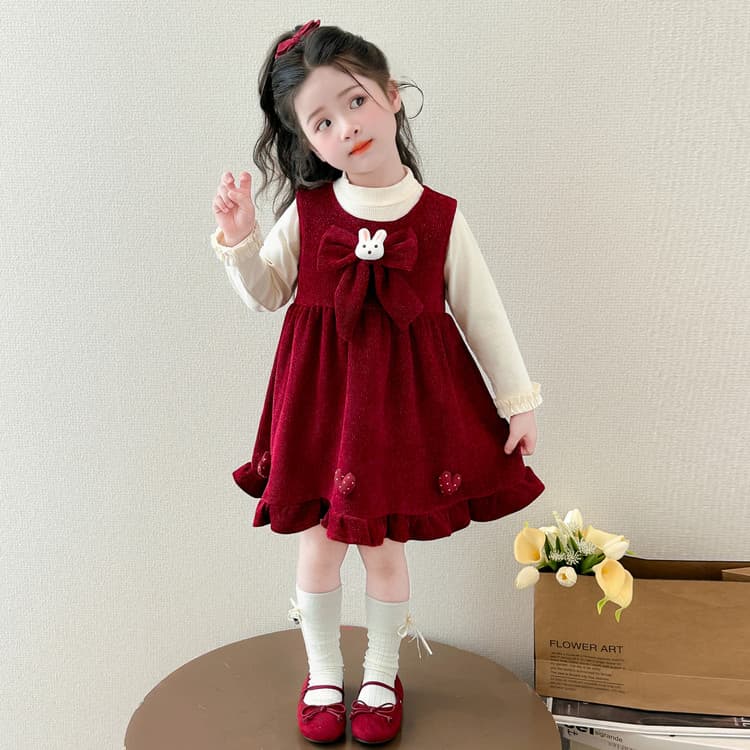 PIERRE CARDIN Красный Набор волшебных цветов Kids Комплекты с юбкой - изображение 3