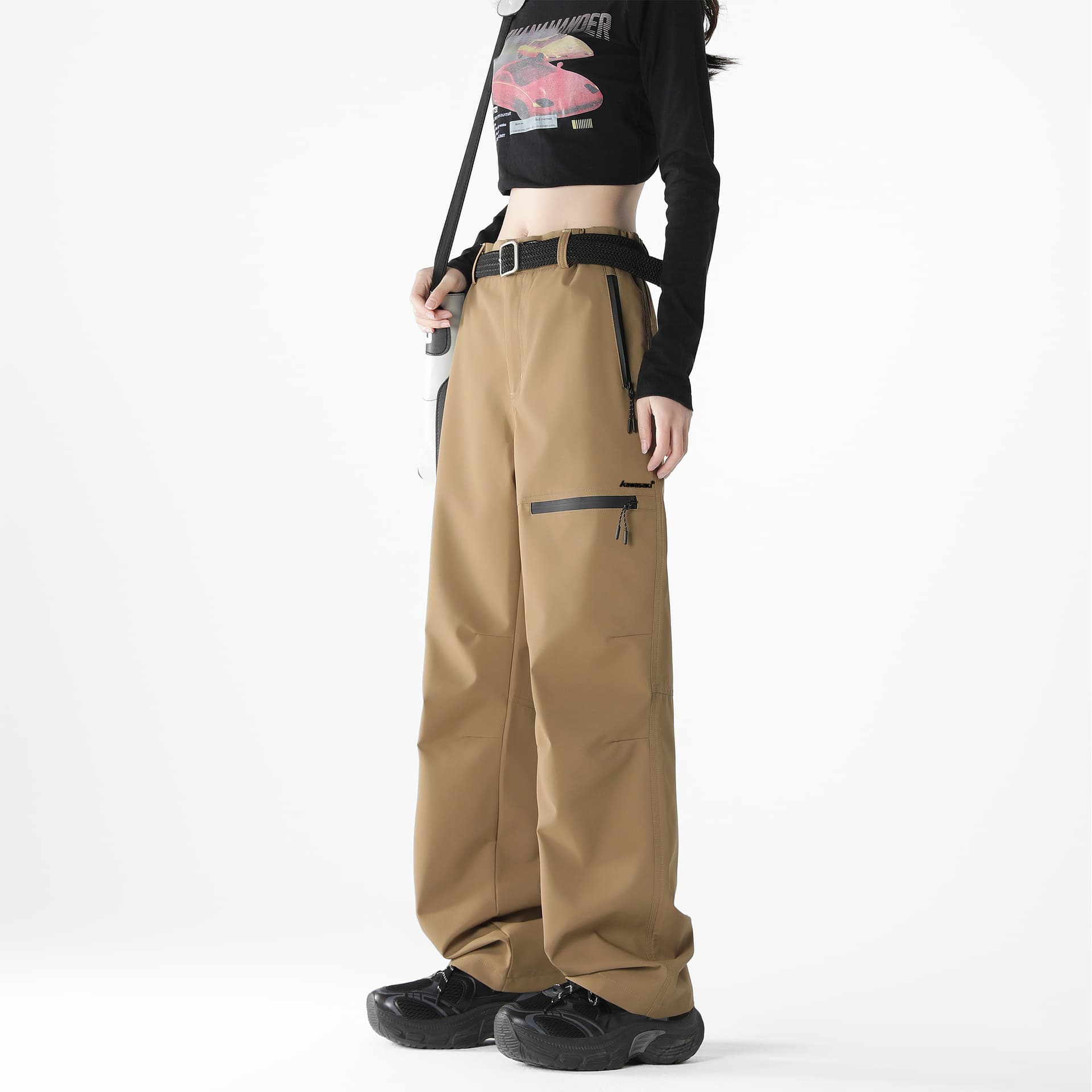 Штаны Kawasaki Unisex Windproof Pants Кавасаки Унисекс Ветрозащитные Штаны - изображение 3