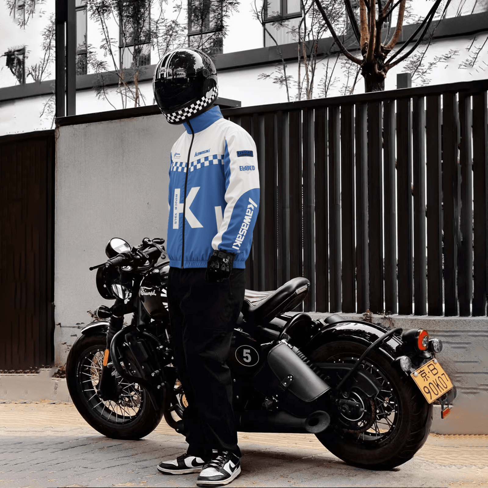 Зимняя куртка Kawasaki Унисекс Пуховики - изображение 4