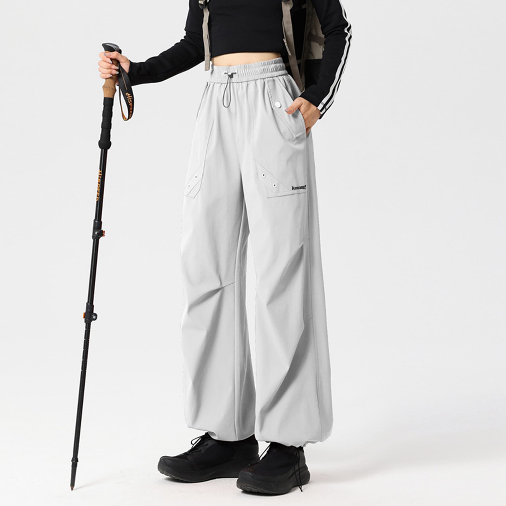 Штаны Kawasaki Unisex Windproof Pants Кавасаки Унисекс Ветрозащитные Штаны - изображение 3