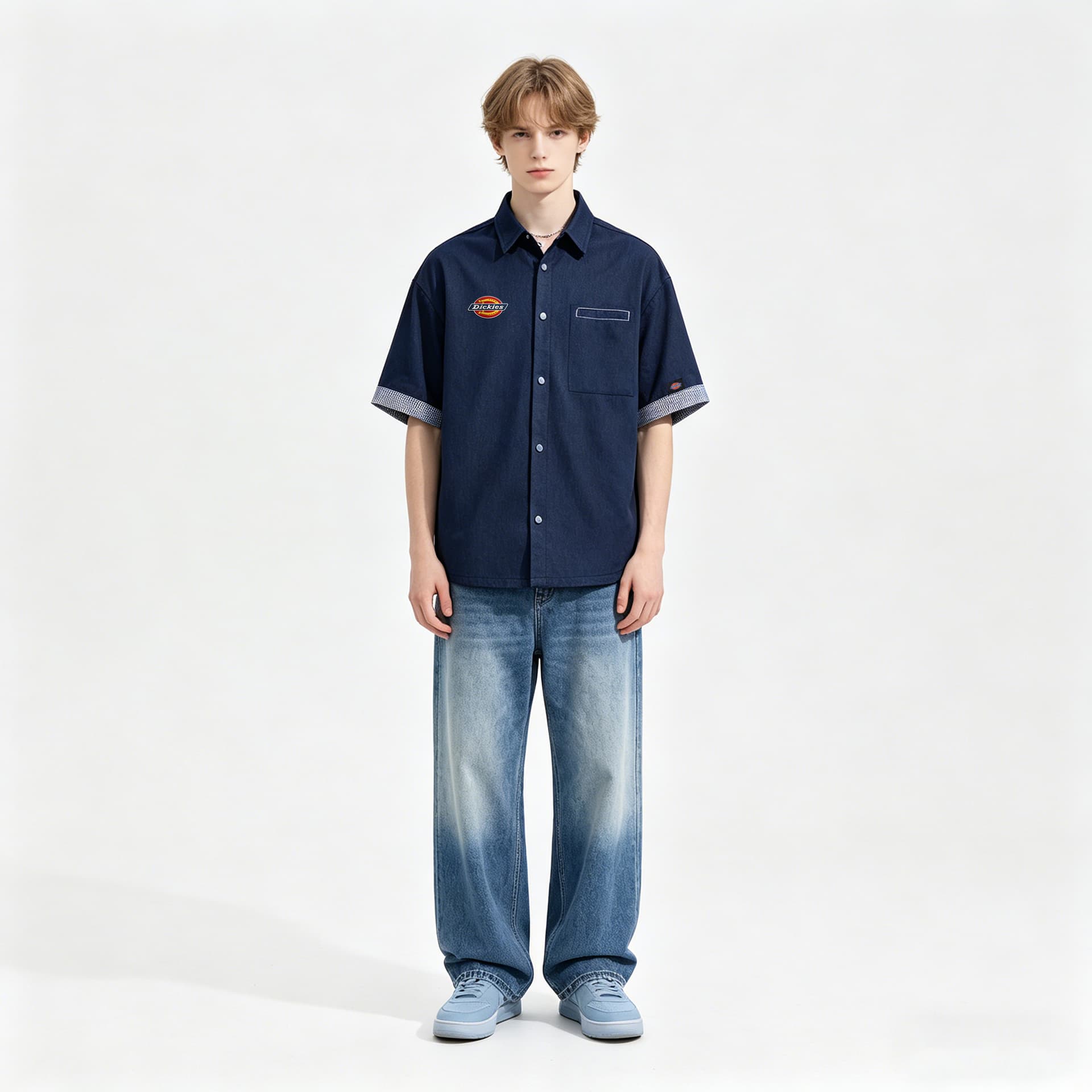 Рубашка Dickies logoOversize — фото 5