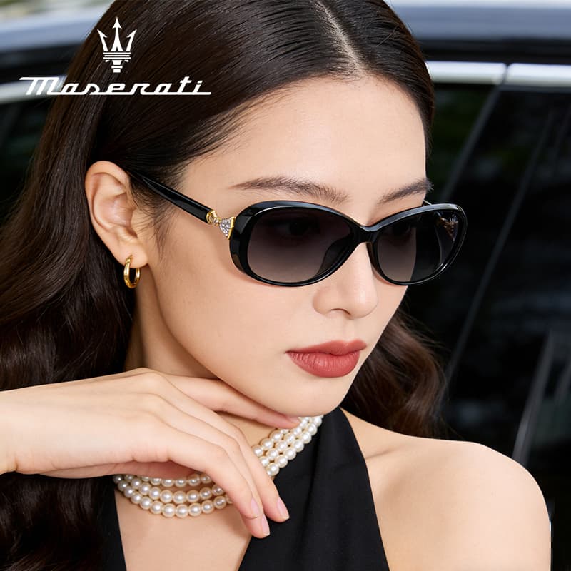 Солнцезащитные очки Maserati Tr90 Oval Travel Outdoor Спортивный Вождение Вечеринка События Защита от ультрафиолета (UV) Солнцезащитные Очки - изображение 2