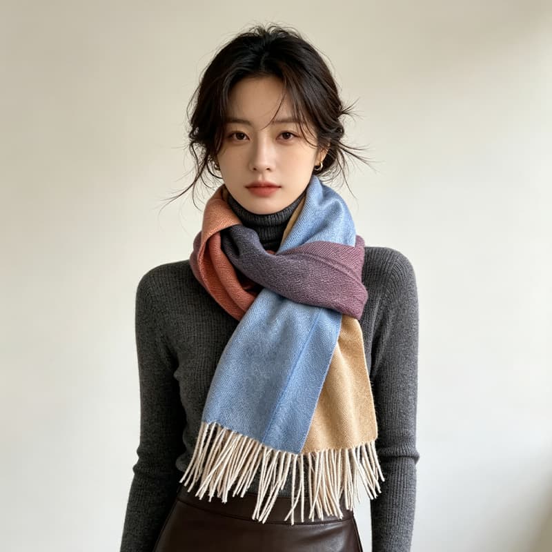 Шарф Мазерати Wool Knit Платки Женские - изображение 3