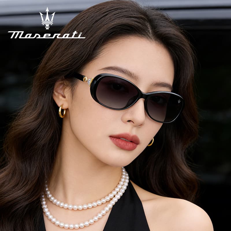 Солнцезащитные очки Maserati Tr90 Oval Travel Outdoor Спортивный Вождение Вечеринка События Защита от ультрафиолета (UV) Солнцезащитные Очки - изображение 7