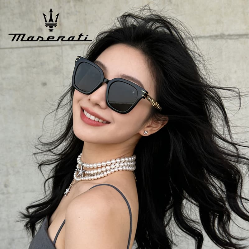 Солнцезащитные очки Maserati Металлические квадратные солнцезащитные очки премиум-упаковка унисекс - изображение 6