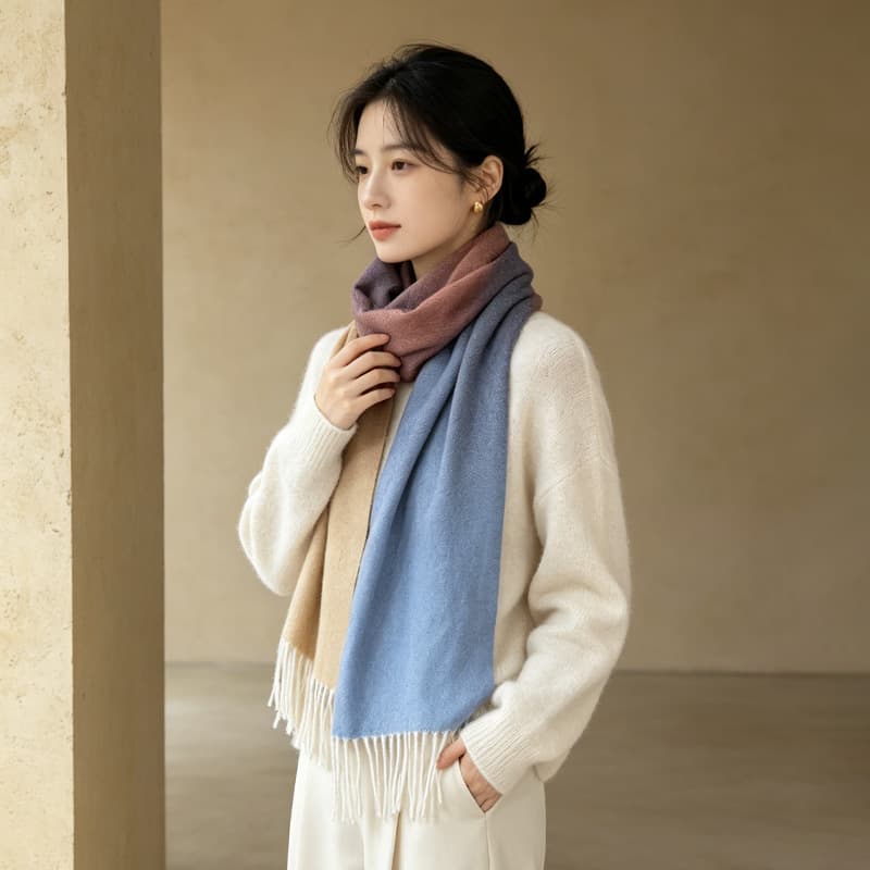 Шарф Мазерати Wool Knit Платки Женские - изображение 6