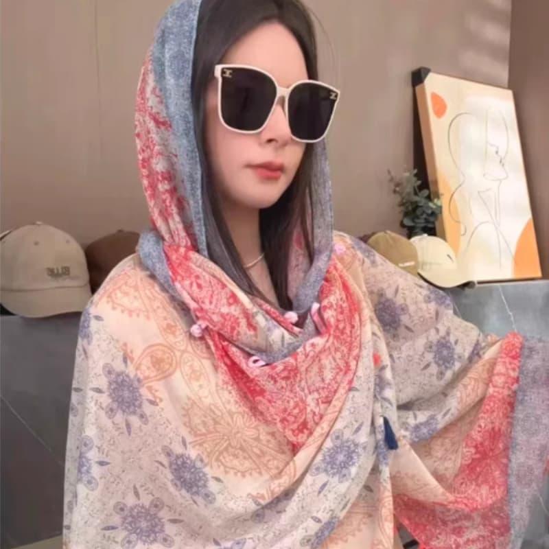 Шарф Мазерати Полиэфирное волокно Палантины Женские - изображение 2