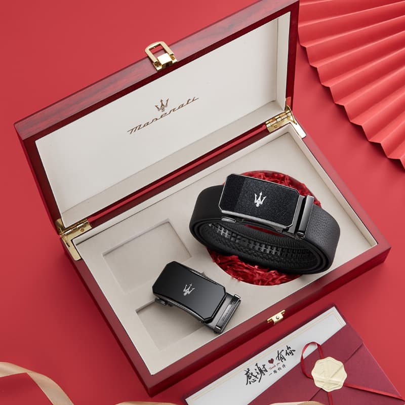Ремень Maserati Ремни из коровьей кожи для мужчин - изображение 4