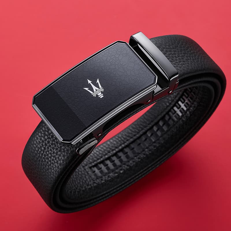 Ремень Maserati Ремни из коровьей кожи мужские 3,5 см - изображение 5