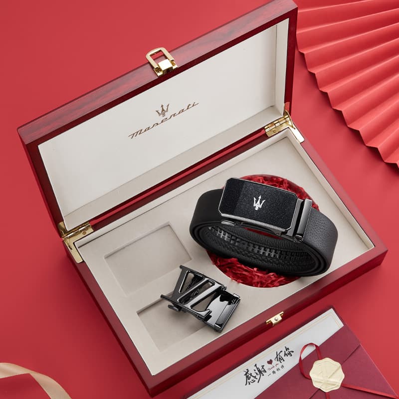 Ремень Maserati Ремни из коровьей кожи для мужчин - изображение 5