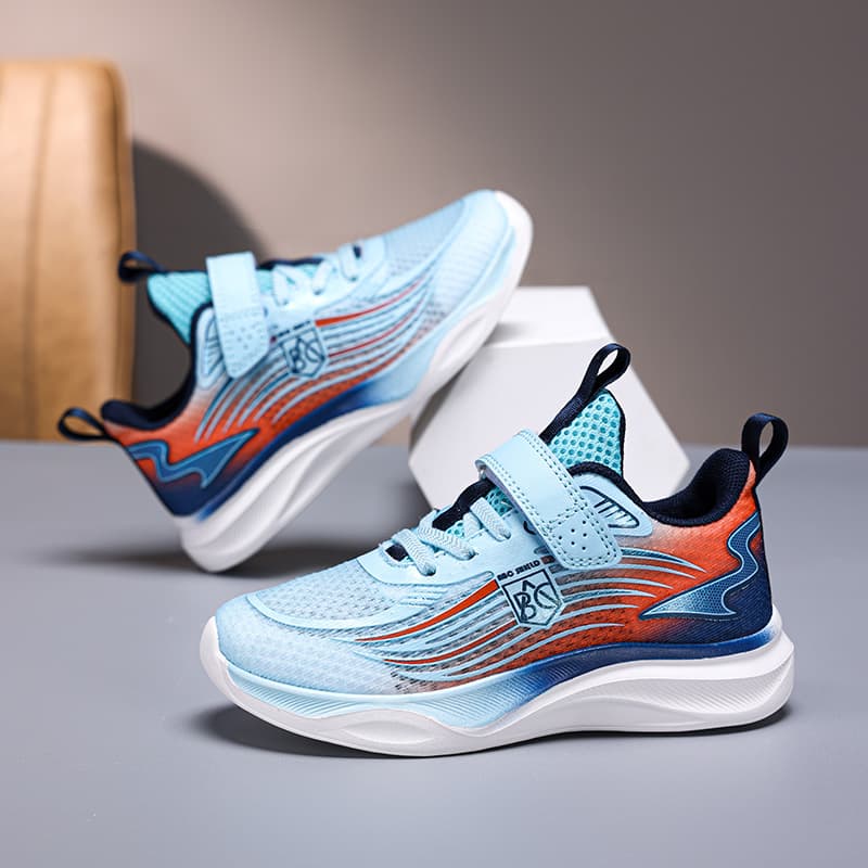 Кроссовки SHIBU Ткань Противоскользящая Низкие Кеды Спортивная Обувь Детская - изображение 4