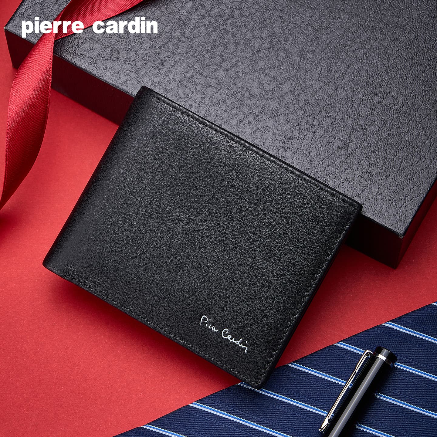 Кошелек PIERRE CARDIN Кошелек из коровьей кожи мужской многоцветный - изображение 3