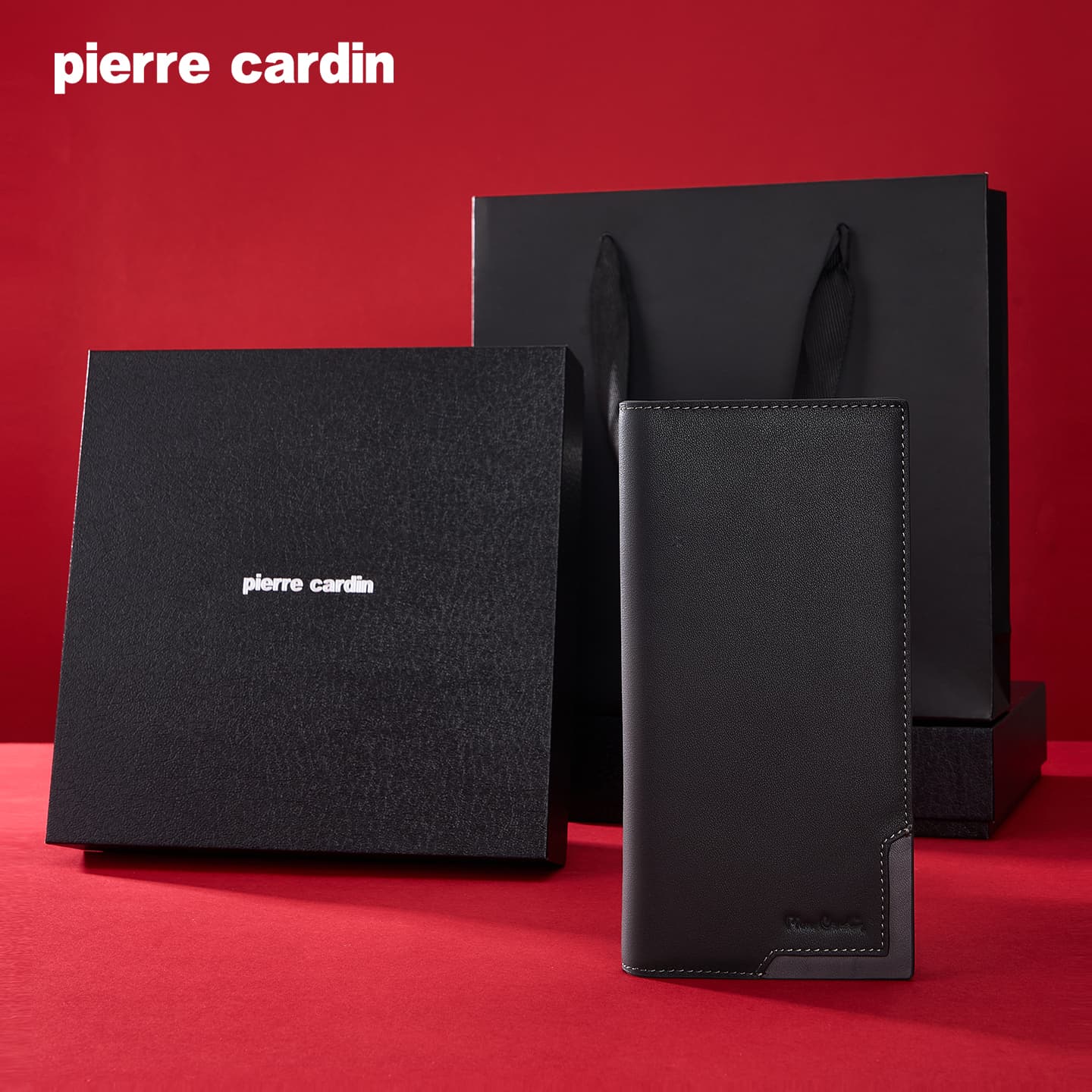 Кошелек PIERRE CARDIN Кошелек из коровьей кожи Мужской Черный - изображение 5
