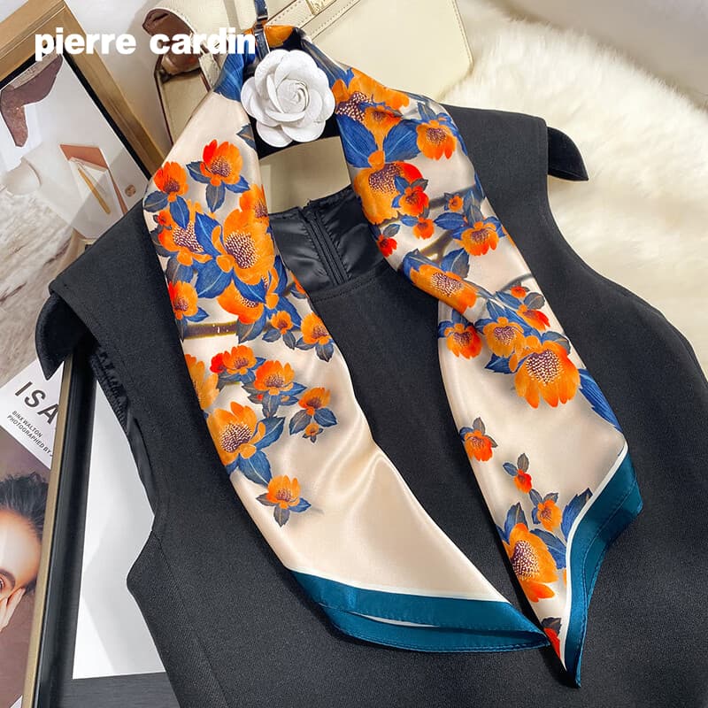 Платок PIERRE CARDIN Шарфы из шелка Тутовый Женские - изображение 6