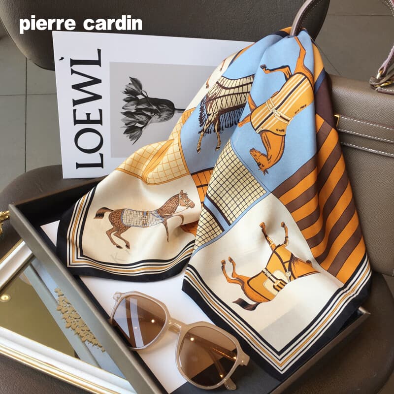 Платок PIERRE CARDIN Шарфы из шелка Тутовый Женские - изображение 5