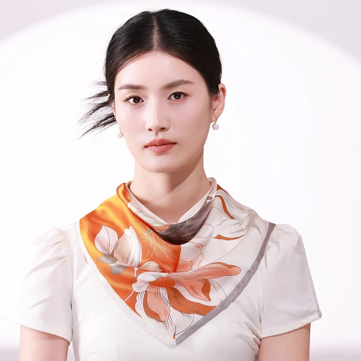 Платок PIERRE CARDIN Тутовый шелк Шарф Женские - изображение 11