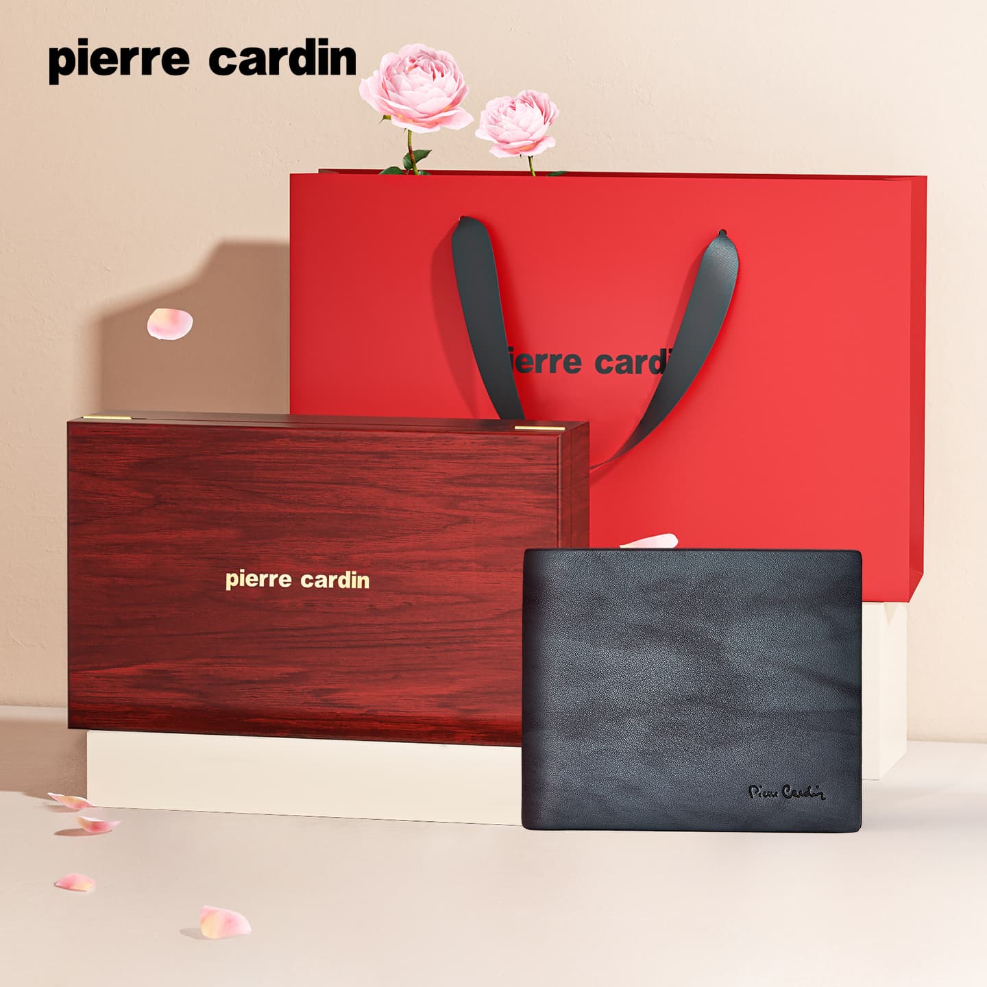 Кошелек PIERRE CARDIN Натуральная кожа Pure Коровья кожа Кошелек Мужской Градиентный серый - изображение 5