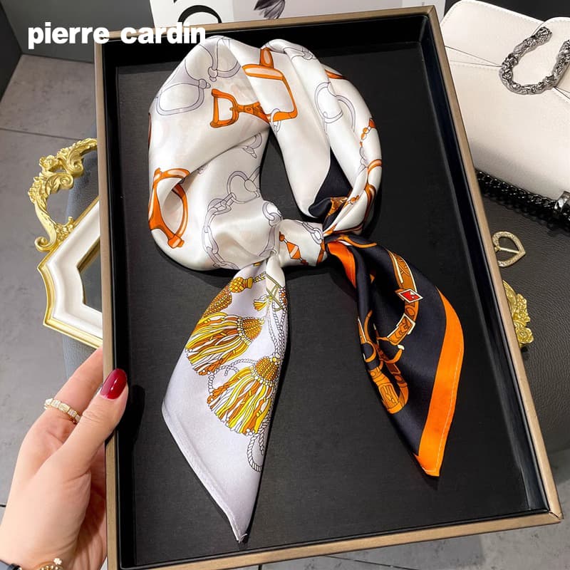 Платок PIERRE CARDIN Шарфы из шелка Тутовый Женские - изображение 2