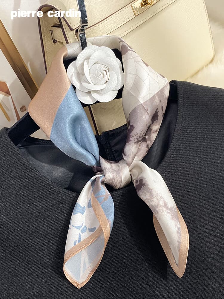 Платок PIERRE CARDIN Шарф из шелка Тутовый женский - изображение 5